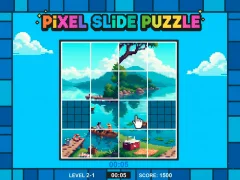 Mchezo Pixel slide puzzle online
