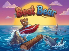 Mchezo Boat Bear online