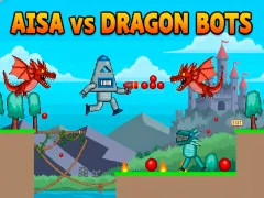 Mchezo Aisa Vs Dragon Bots online