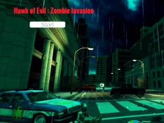 Mchezo Hawk ya uvamizi mbaya wa zombie online