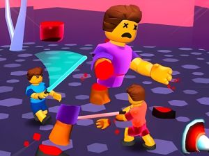 Mchezo Shujaa anazuia uwanja! Ragdoll upanga vita online