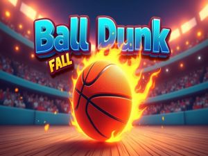 Mchezo Mpira dunk kuanguka online