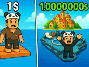 Mchezo Roblox: raft tycoon online