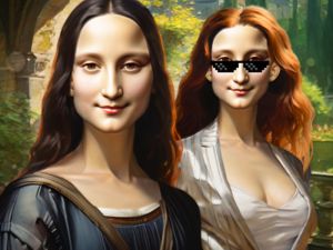 Mchezo Majaribio ya mitindo ya Mona Lisa online