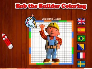 Mchezo Bob Coloring Coloring online