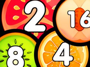 Mchezo Unganisha mipira ya risasi 2048 Unganisha matunda online