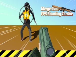 Mchezo Unganisha bunduki FPS risasi zombie online
