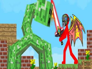 Mchezo Stickman Mega Boss Vita! online