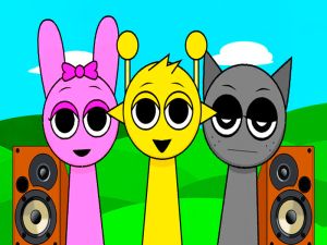 Mchezo Sprunki Monster Music Beats online