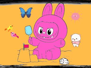 Mchezo Labubu Coloring Adventure online