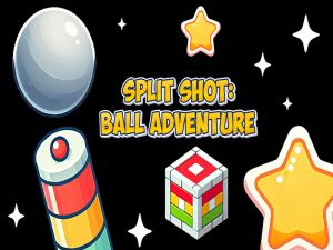 Mchezo Split Shot: Adventure ya Mpira online