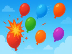 Mchezo Balloon pop frenzy online