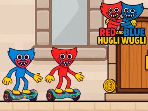 Mchezo Nyekundu na bluu hugli wugli online