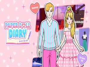 Mchezo Diary ya Doll ya Karatasi: Mavazi ya DIY online