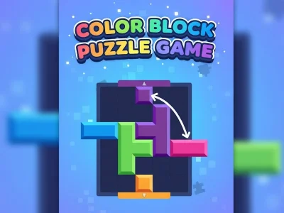 Mchezo Rangi ya block puzzle mchezo online