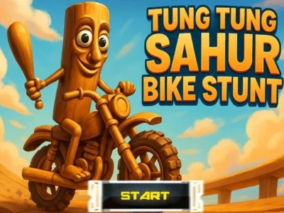 Mchezo Tung Tung Sahur baiskeli stunt online