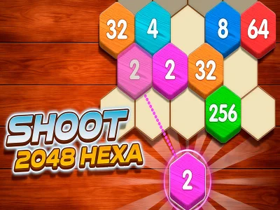 Mchezo Risasi 2048 hexa online