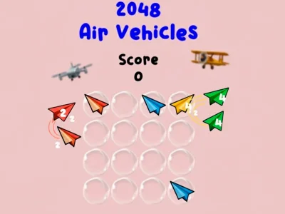 Mchezo Magari ya hewa 2048 online