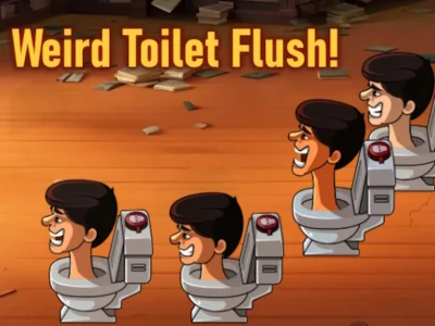 Mchezo Flush ya choo cha ajabu! online Mchezo Flush ya choo cha ajabu! online