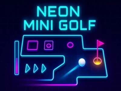 Mchezo Gofu ya Neon Mini online