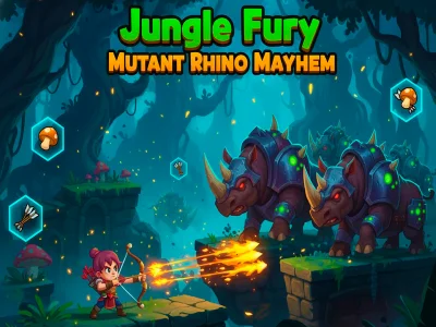 Mchezo Jungle Fury Mutant Rhino Mayhem online