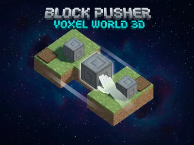 Mchezo Zuia Pusher Voxel World 3D online