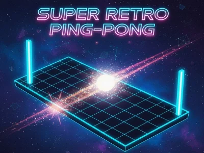 Mchezo Super retro ping-pong online