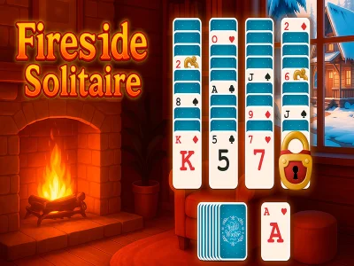 Mchezo Fireside Solitaire online