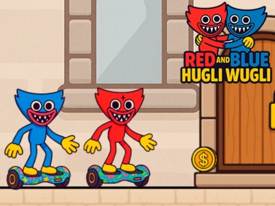 Mchezo Nyekundu na bluu hugli wugli online