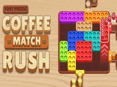Mchezo Kukimbilia kwa mechi ya kahawa: Panga puzzle online