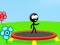 Mchezo Stickman wa Trampoline online