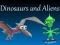 Mchezo Dinosauri na Wageni online
