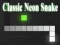 Mchezo Klassisk Neon Snake online