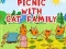 Mchezo Picknick med kattfamiljen online