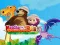 Mchezo Masha na Bear: Dinosaur online