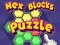 Mchezo Puzzle ya Vizuzi Hexagon online