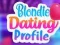 Mchezo Profil ya Date ya Blondie online