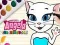 Mchezo Kitabu cha rangi cha Talking Angela online