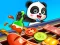 Mchezo Kupika Chakula na Panda Mdogo online