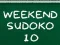 Mchezo Weekend Sudoku 10 online