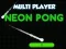 Mchezo Neon Pong Wachezaji Wengi online Mchezo Neon Pong Wachezaji Wengi online