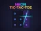 Mchezo Neon Tic-Tac-Toe online