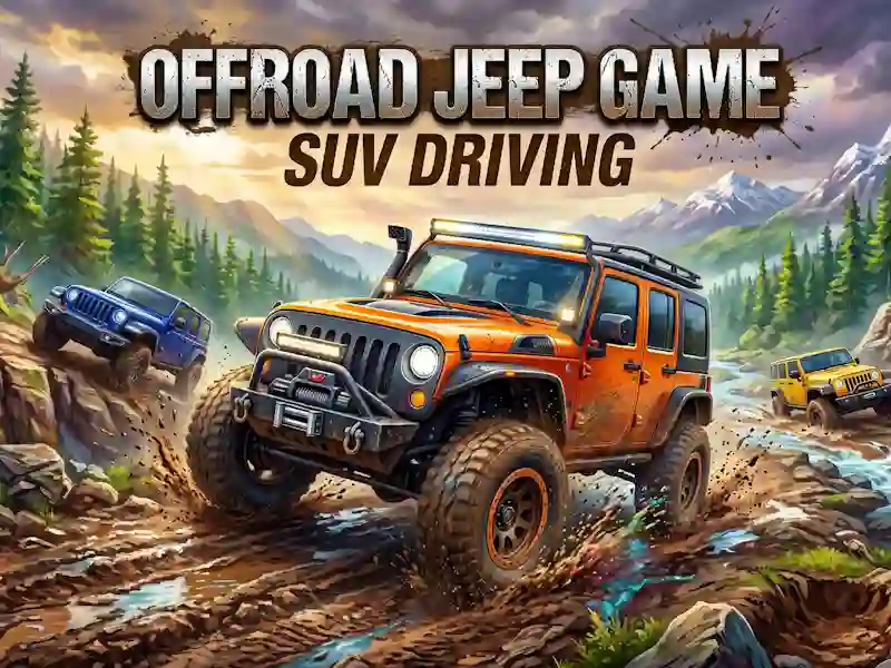 Mchezo Offroad Jeep Game SUV Driving online