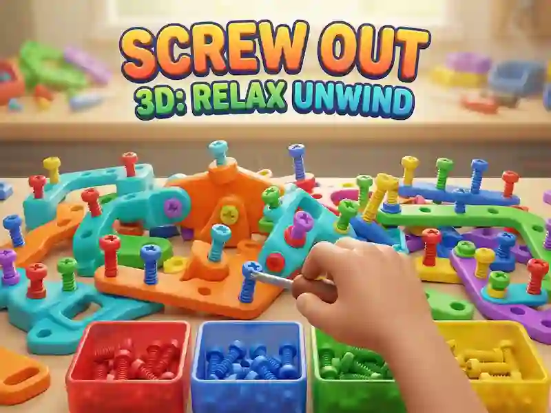 Mchezo Screw Out 3D: Relax Unwind online