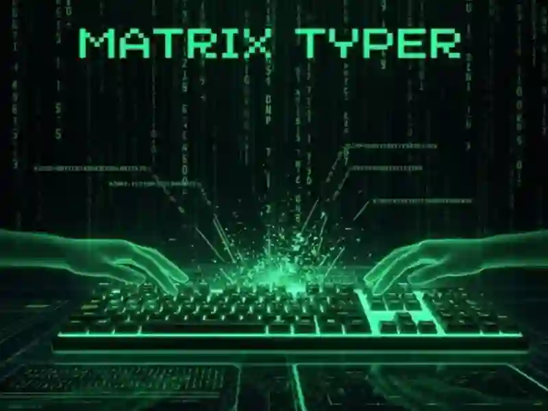 Mchezo Mchezo wa Matrix Typer online
