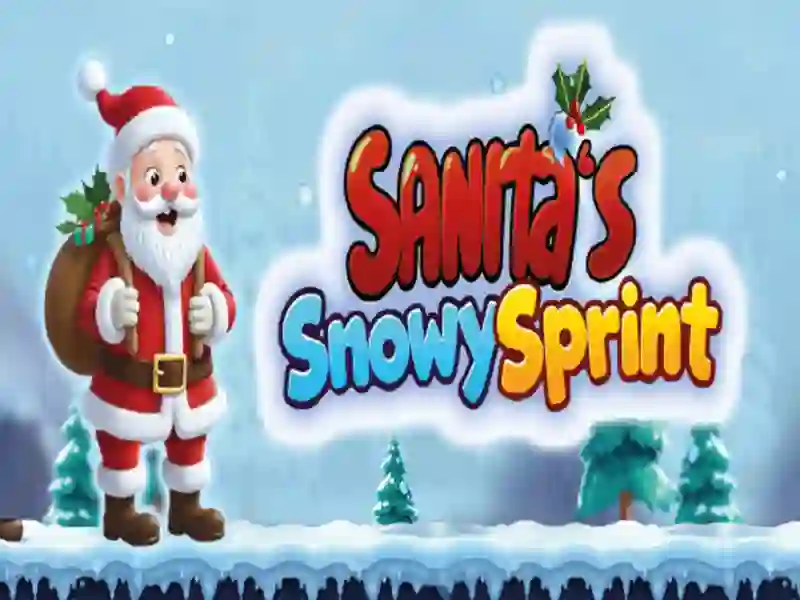 Mchezo Santas Snowy Sprint online