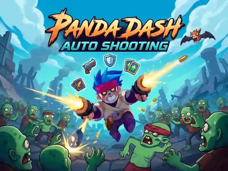Mchezo Panda Dash Auto Shooting online