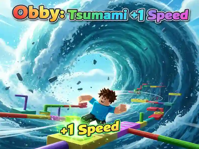 Mchezo Obby: Tsunami +1 kasi online