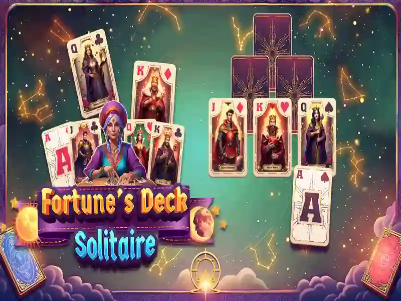Mchezo Solitaire ya staha ya Bahati online