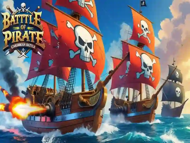 Mchezo Vita vya Pirate Caribbean vita online